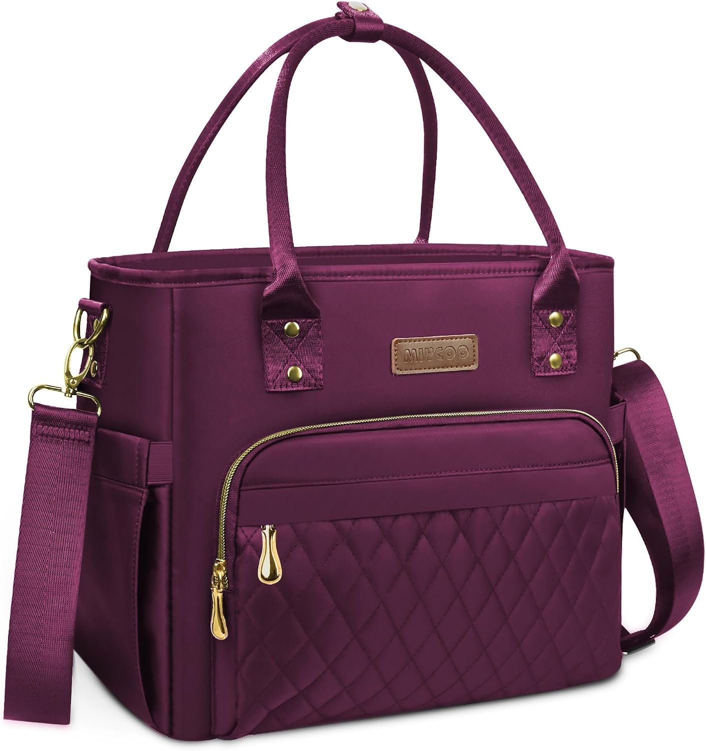 MIYCOO Insulated Lunch Bag Women, Large Tote Lunch Box for Work, 18L