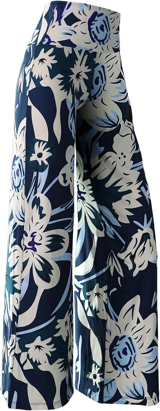 Arolina Palazzo Pants for Women Wide Leg Flowy Pants Casual Comfy High Waist Summer Pants
