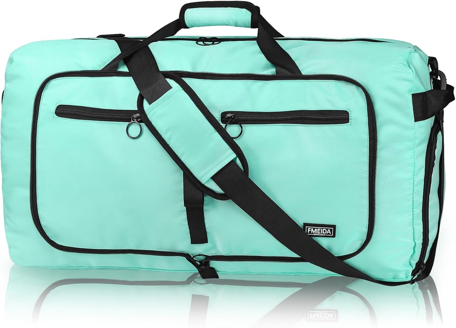 Fmeida 65L Duffle Bag Foldable Travel Duffel Bags for Men Women Travel Bag