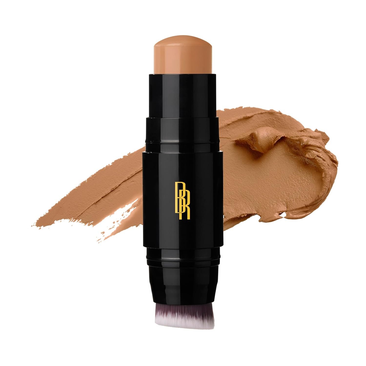 Black Radiance Color Perfect Foundation Stick with Soft Brush Applicator Duo – Buildable, Blendable Versatile Pigment-Rich Formula – Bronze Glow