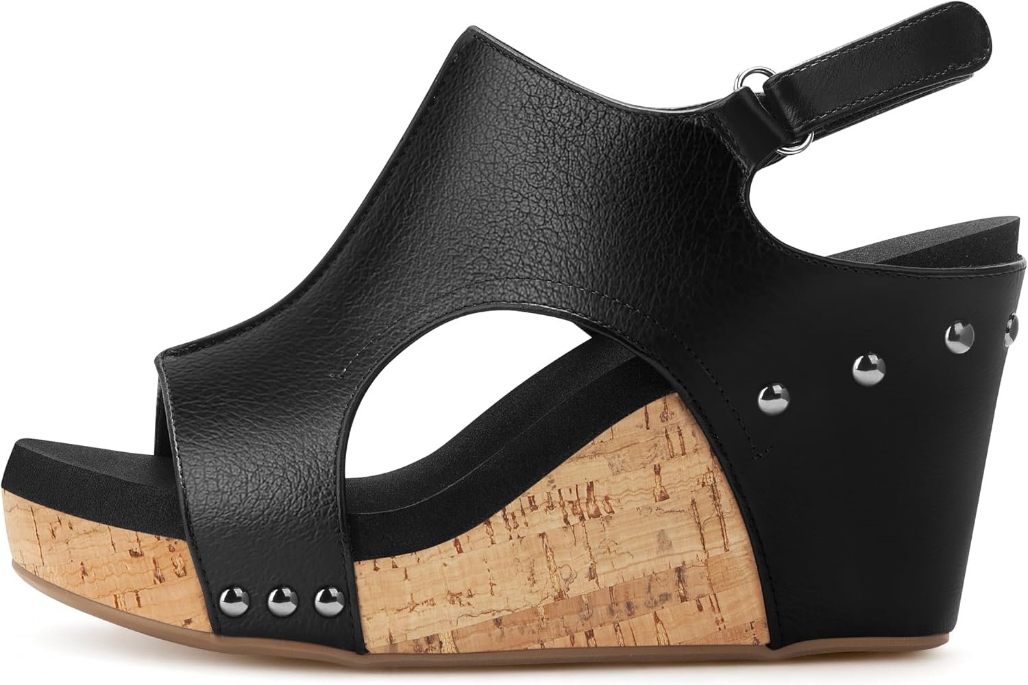 PARTY Womens Wedge Sandals With Strap for Dressy Ladies Sandals Casual 3 Inch Wedge