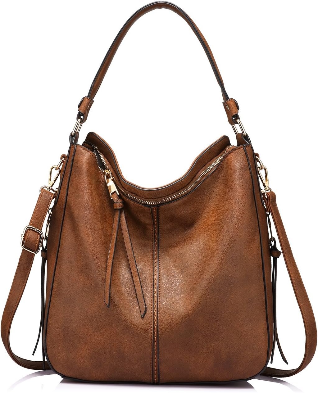 Realer Hobo Crossbody Bag for Women, Designer Shoulder Purse Handbags