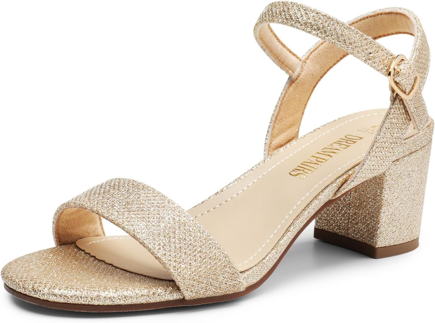 DREAM PAIRS Women’s Chunky Low Heeled Sandals