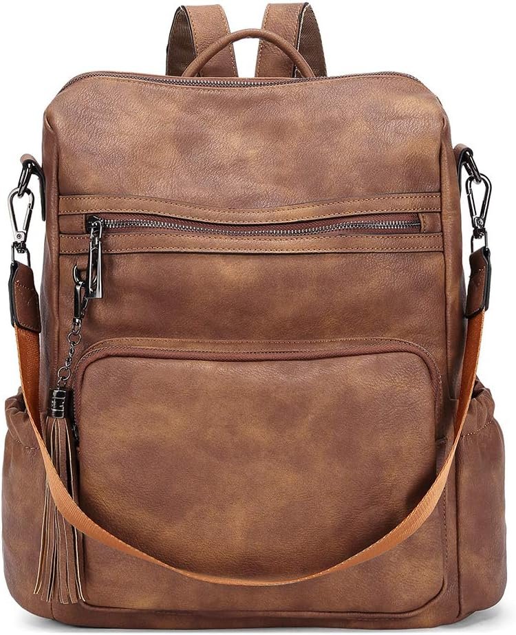 CLUCI Vegan leather Backpack for Women