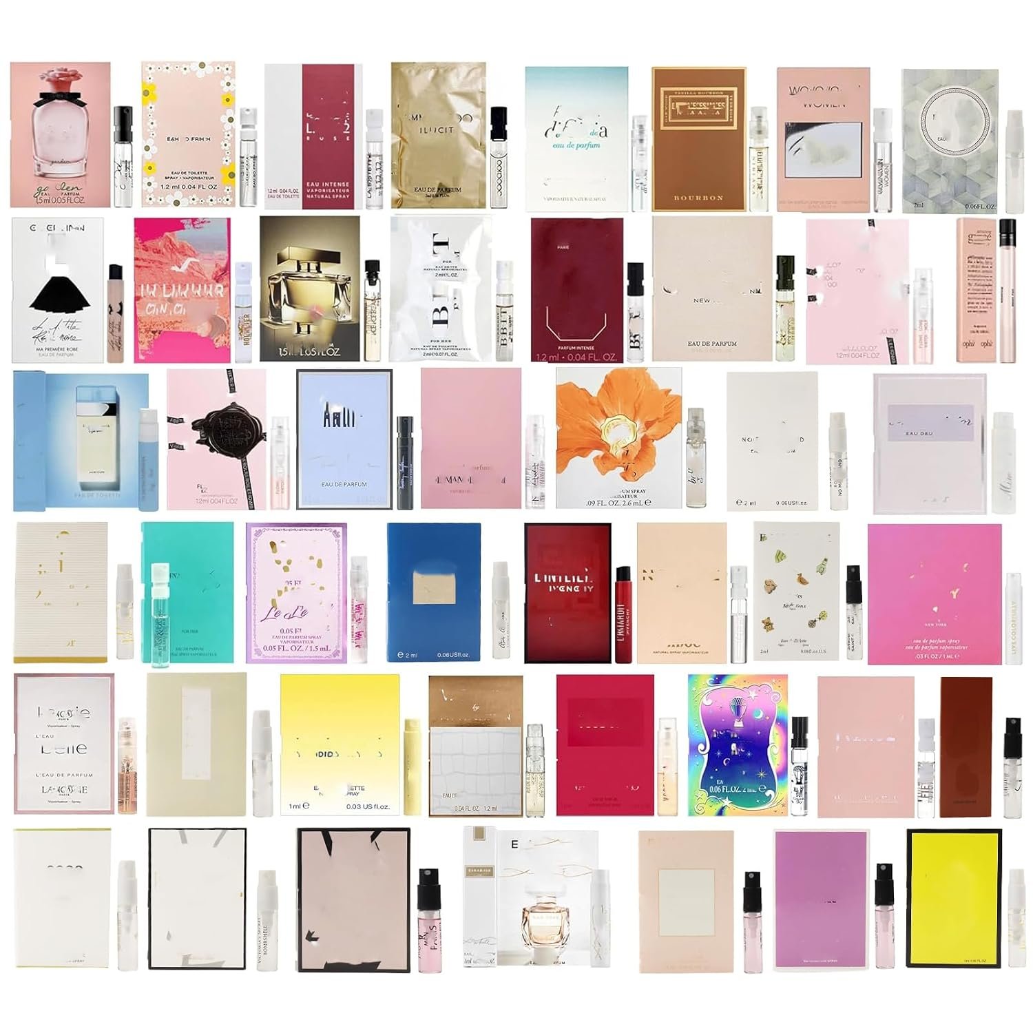 Perfumes for women,High End Designer Fragrance Sampler Set for women, Perfume Sampler Set for Women, mini perfume samples, High-End Scent Discovery Gift Set(pack of 16 Sample Vials)