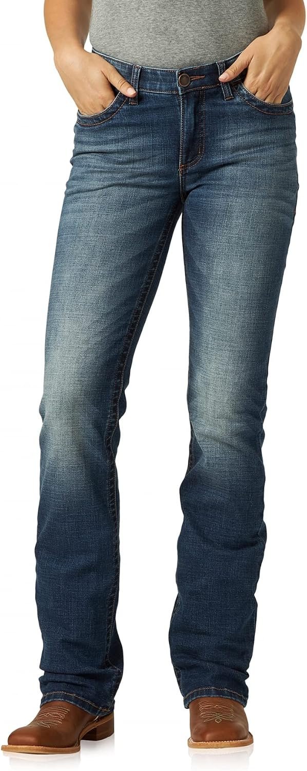 Wrangler Women’s Willow Mid Rise Boot Cut Ultimate Riding Pant