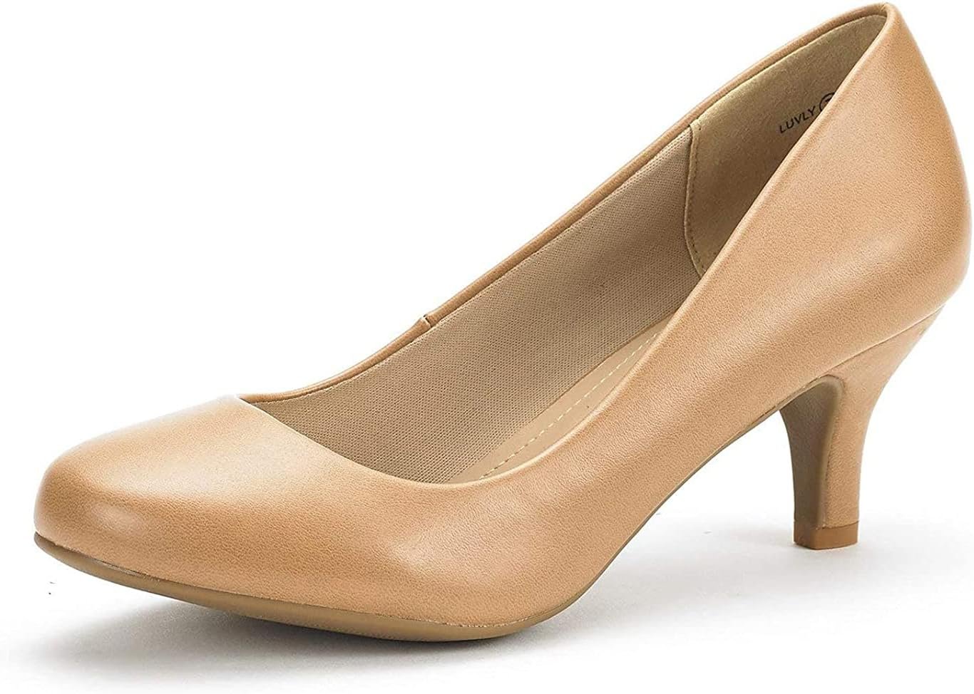 DREAM PAIRS Women’s Comfortable Kitten Heels Pumps