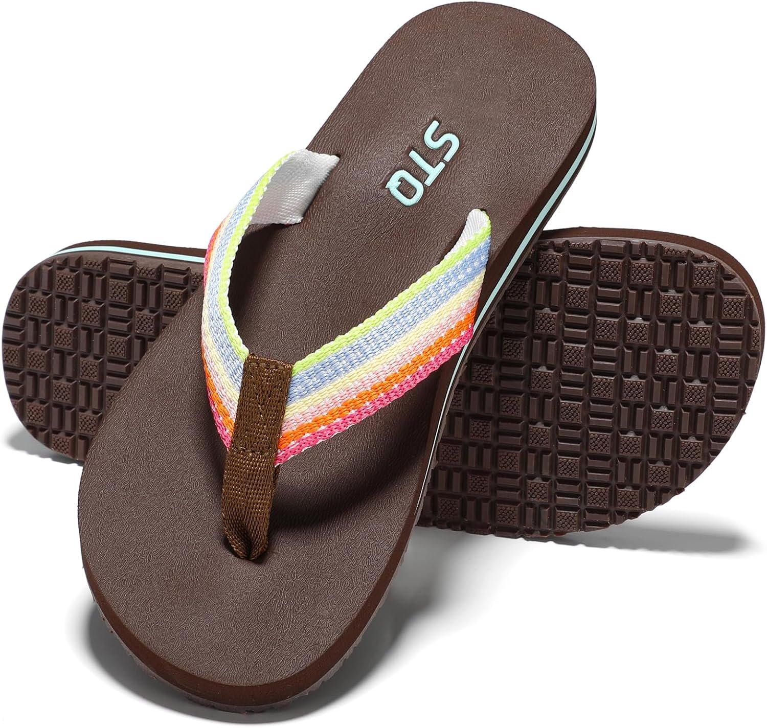 STQ Womens Arch Support Flip Flops Thong Sandals