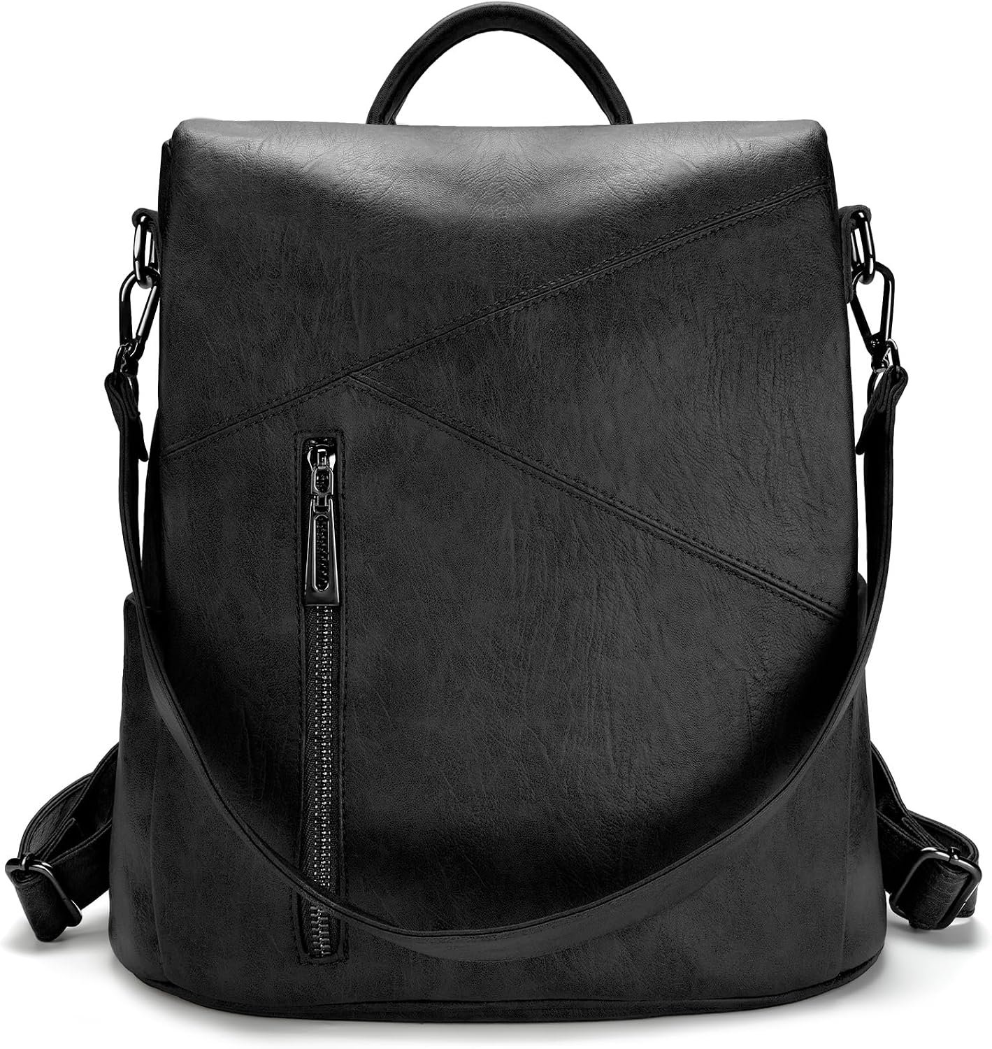 molshine Backpack,Fashion Casual Travel PU Leather Daypack Bag Shoulder Rucksack Handbags for Women HB041