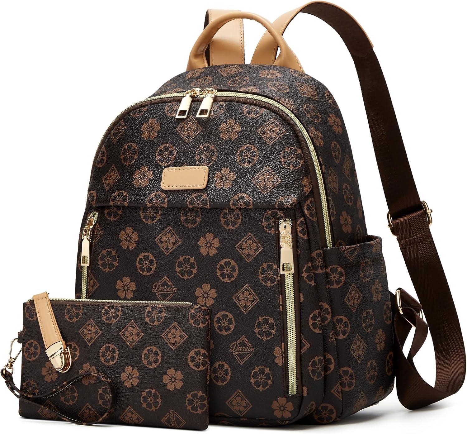Makes Mini Backpack for Women, Small Casual Backpacks Daily Travel Bag 2pcs