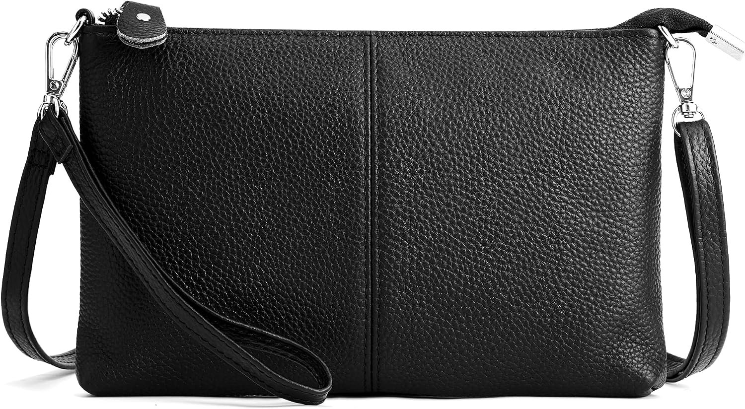 befen Genuine Leather Small Crossbody Bags for Women Wristlet Wallet Purses
