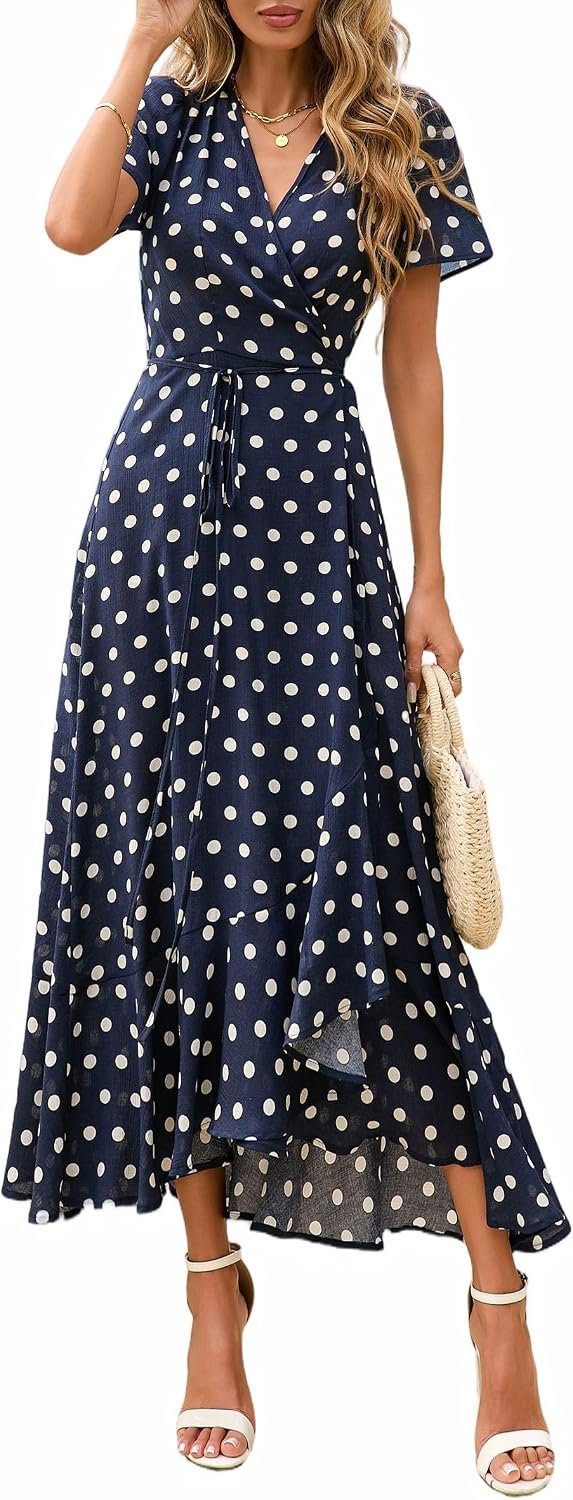 PRETTYGARDEN Women’s Boho Floral Summer Maxi Dresses