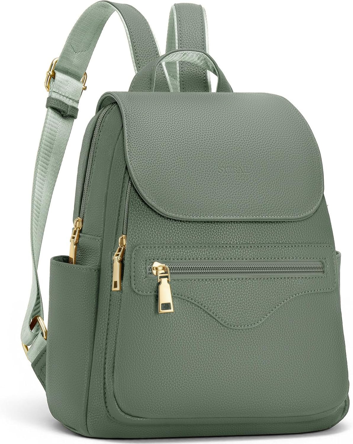 SYTRAH Mini Backpack Purse for Women, Small Travel Casual Daypack Green