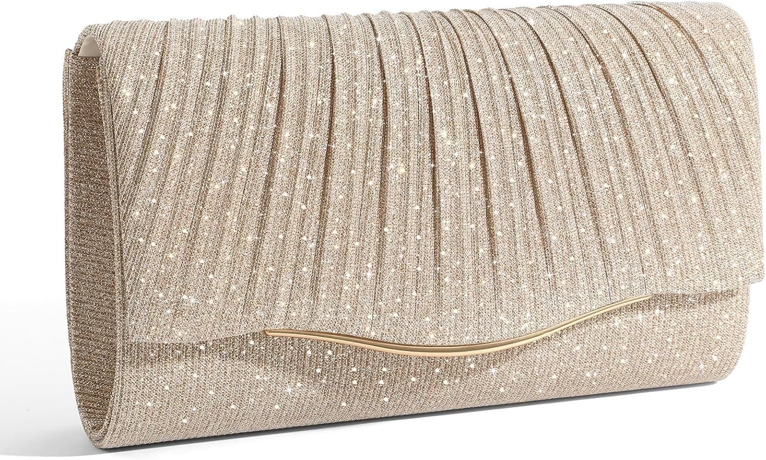Clutch Purses for Women Formal Evening Clutch with Detachable Chain