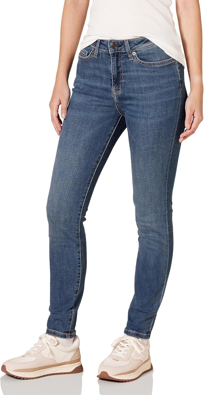Amazon Essentials Women’s High-Rise Skinny Jeans with Stretch, 5-Pocket Styling, 3 Inseam Lengths – Discontinued Colors
