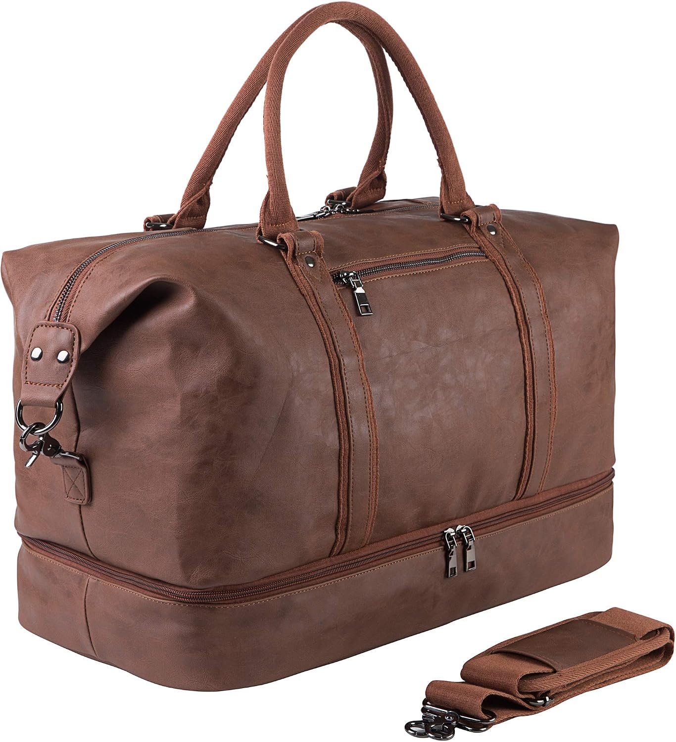 Weekender Overnight Bag Carry On Bag Travel Bag with Shoe Pouch