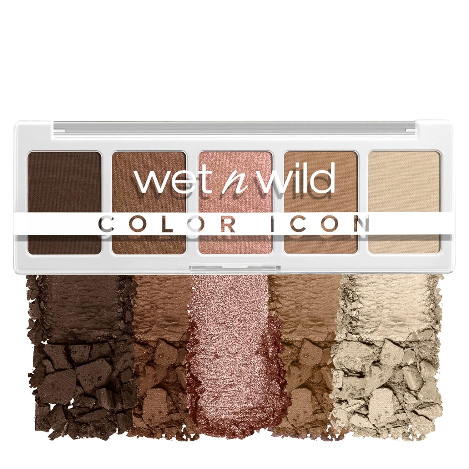 wet n wild Color Icon Eyeshadow Makeup 5 Pan Palette, Matte, Shimmer, Metallic, Long Wearing, Rich Buttery Pigment, Cruelty Free – Walking On Eggshells