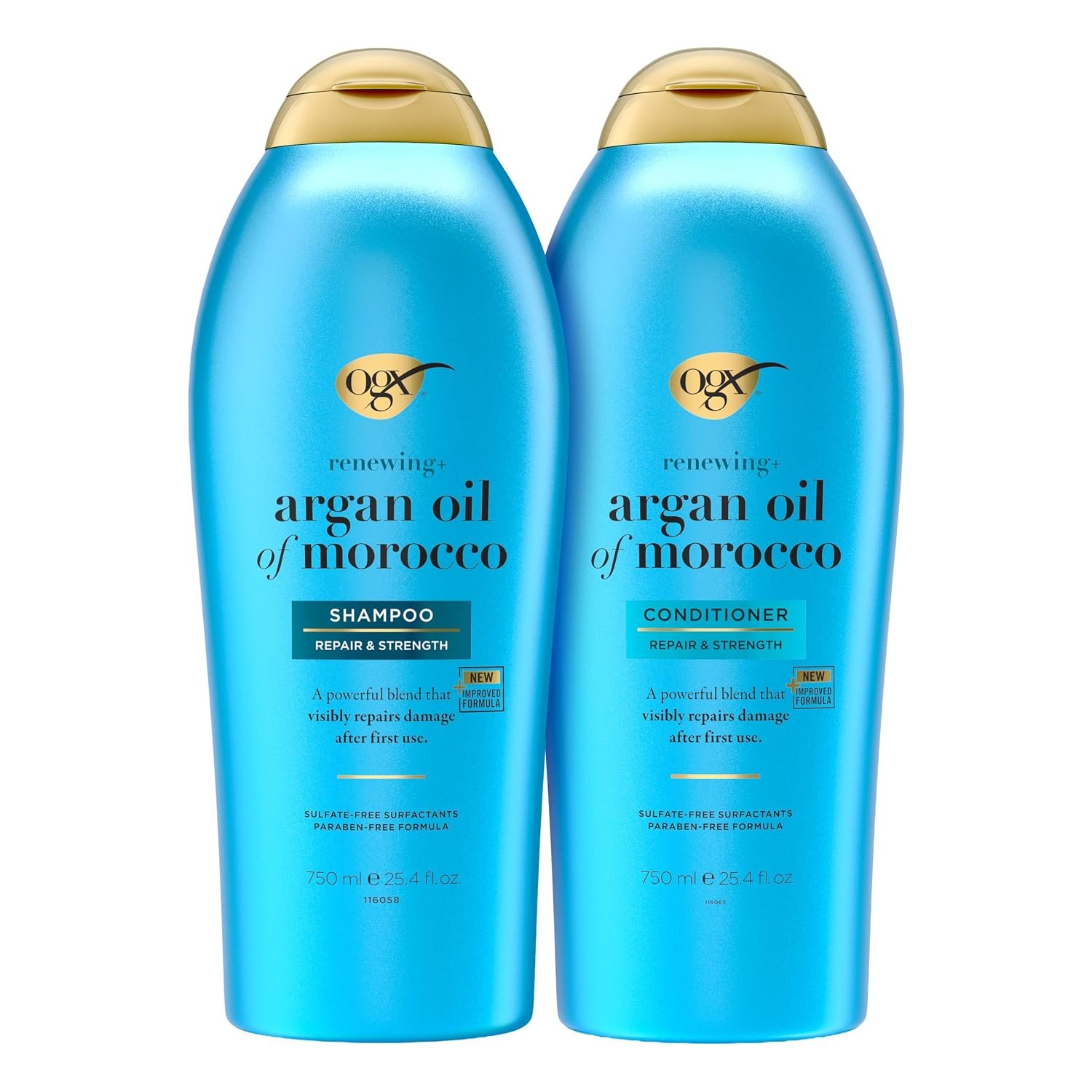 OGX Renewing + Argan Oil of Morocco Shampoo & Conditioner, 2 x 25.4 fl. oz