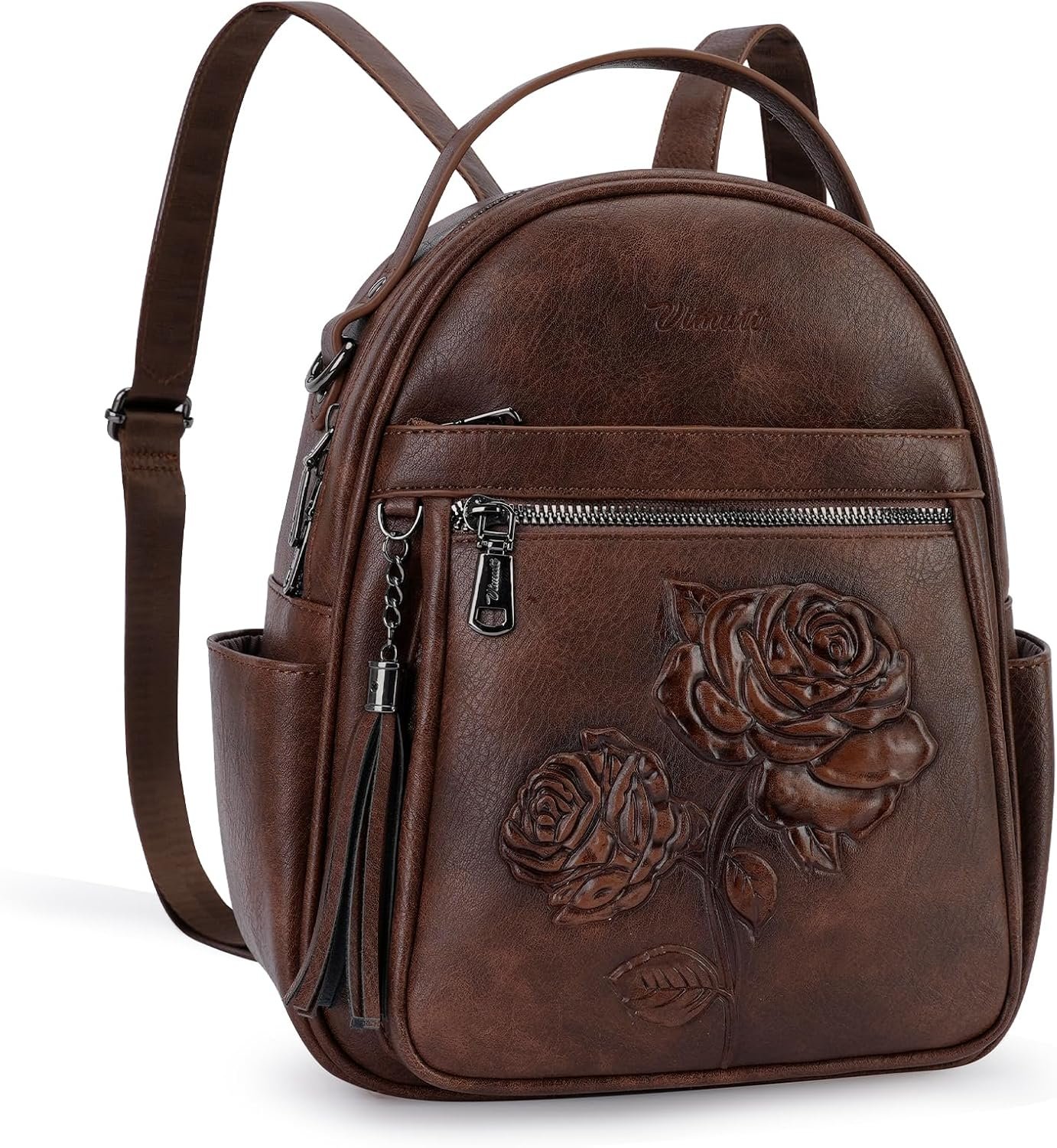 Mini Backpack Purse for Women,Vegan Leather Small Backpack for Daily