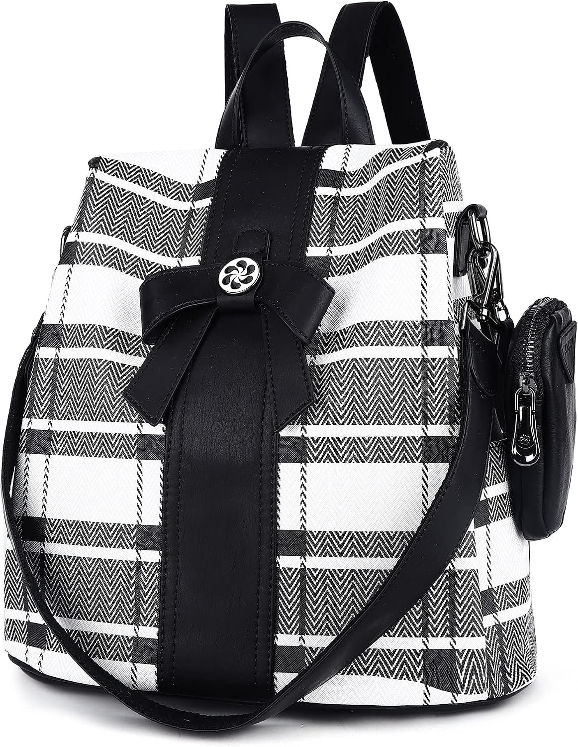 ZOCAI Backpack Purse for Women Fashion Backpack Purses PU Leather Daypacks Anti-Theft Shoulder Bag Satchel Purse