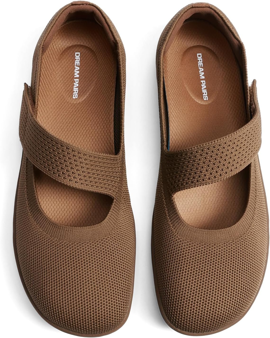 DREAM PAIRS Women’s Mary Jane Wide Toe Ballet Flats