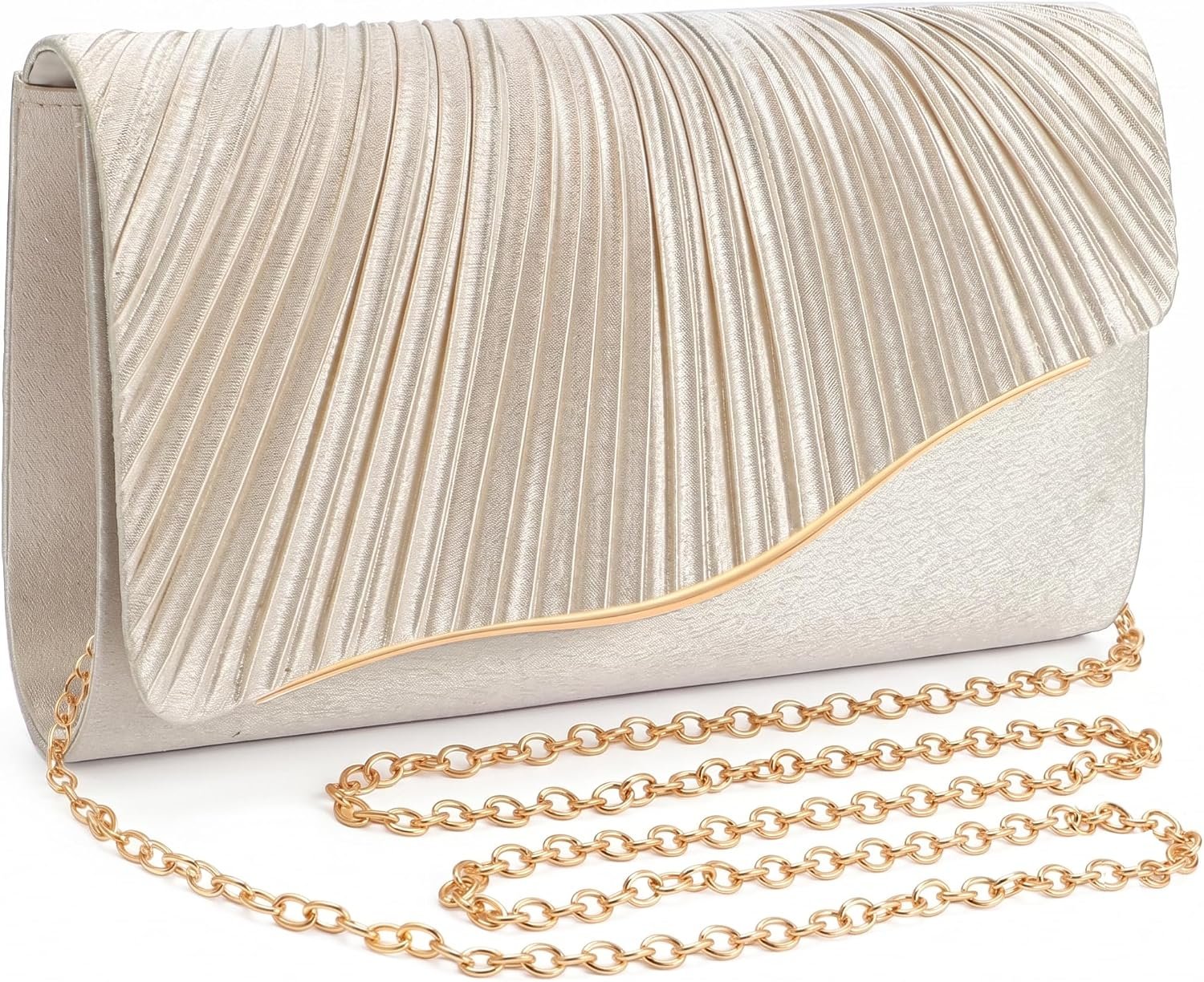 lovyoCoCo Clutch Purses for Women Formal Purses Evening Clutch for Wedding Party Cocktail Prom Handbags Elegant Satin