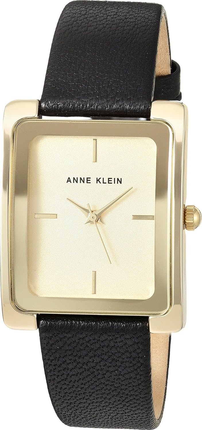 Anne Klein Women’s Leather Strap Watch