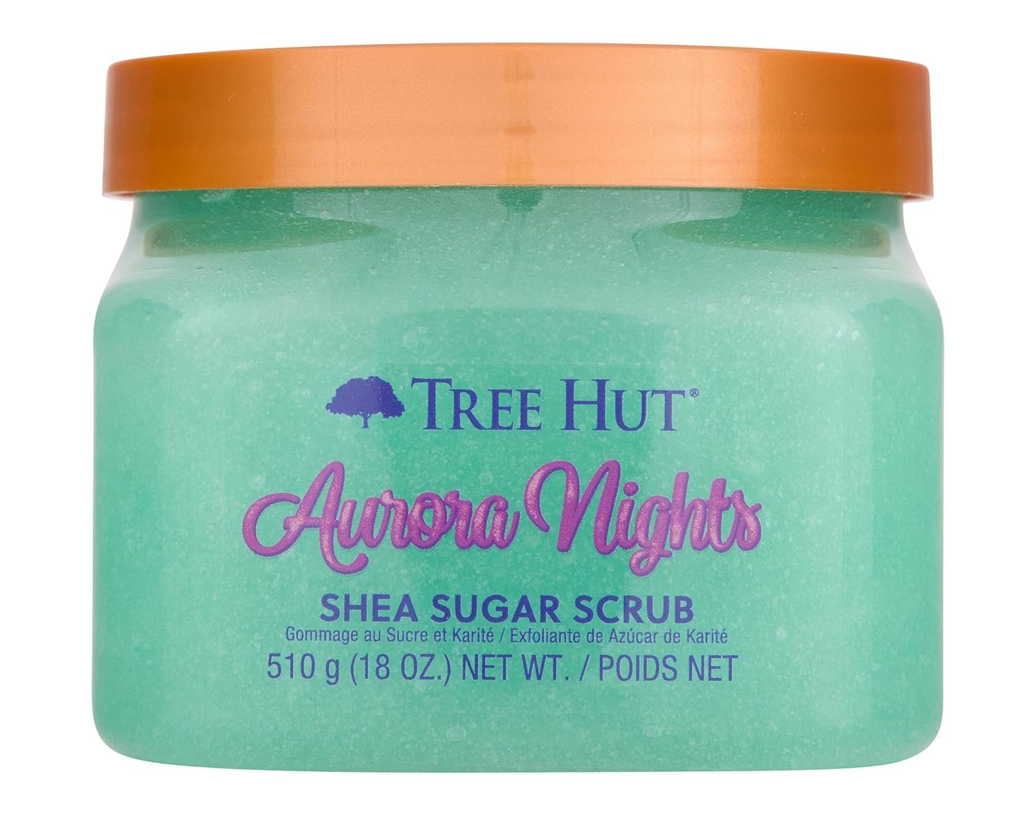 Tree Hut Shea Sugar Scrub, Aurora Nights, 18 oz