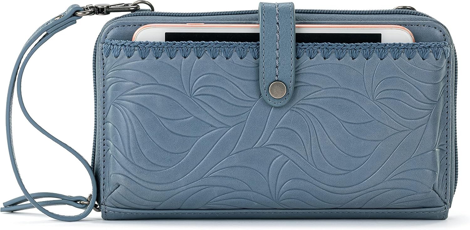 The Sak Iris Smartphone Crossbody Purse – Small Women’s Cellphone Bag & Wallet For Everyday- Convertible Wristlet With Zipper