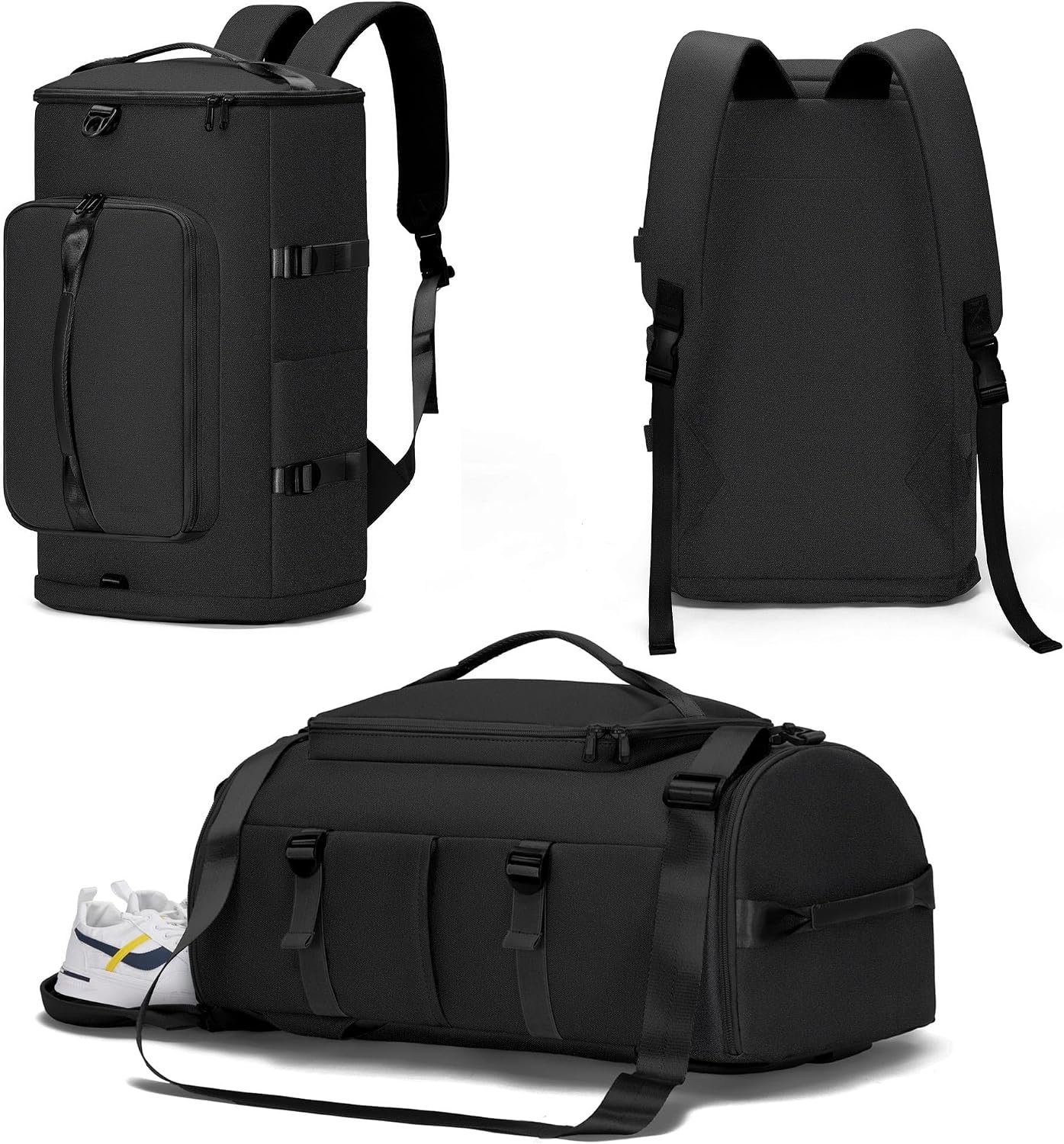 MIYCOO Gym Bag with Shoes Compartment, Duffle Bag, Backpack with Wet Pocket