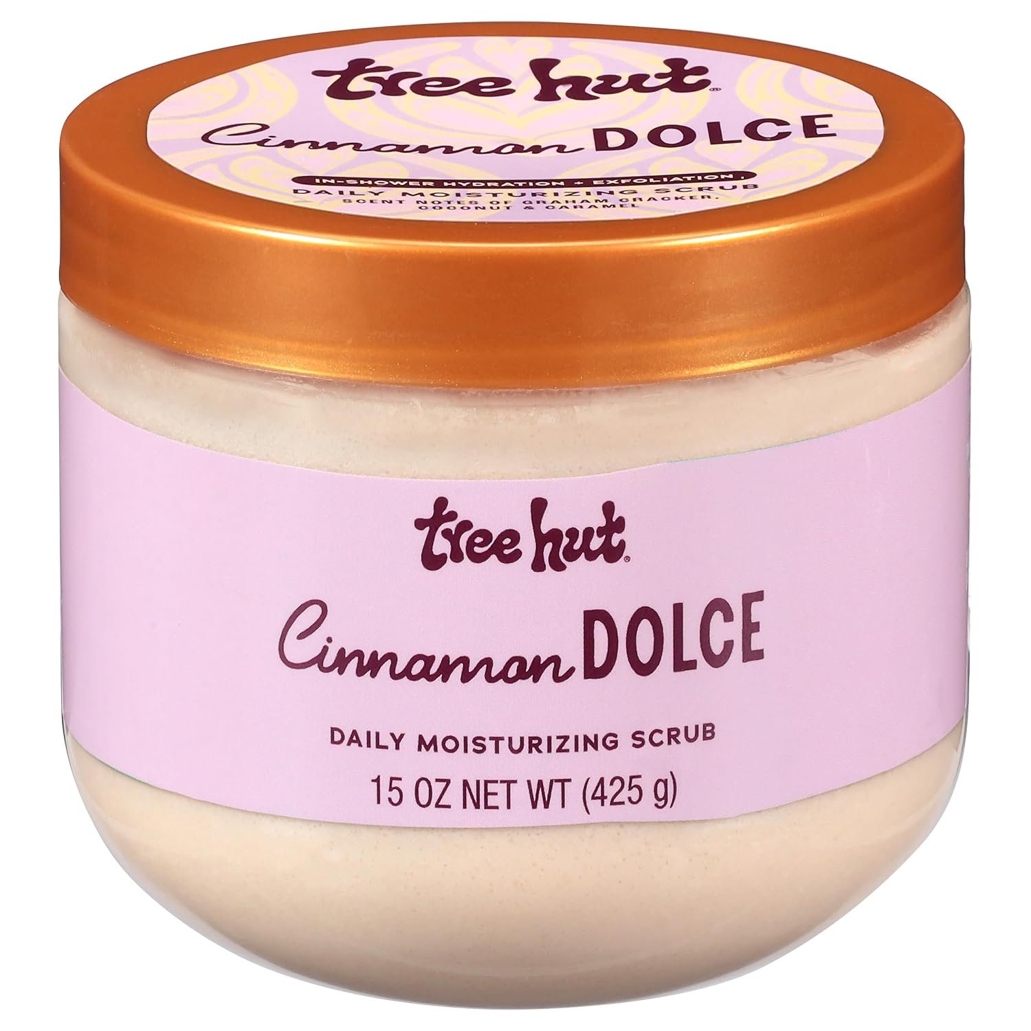 Tree Hu Daily Moisturizing Scrub, Cinnamon Dolce, 15 oz