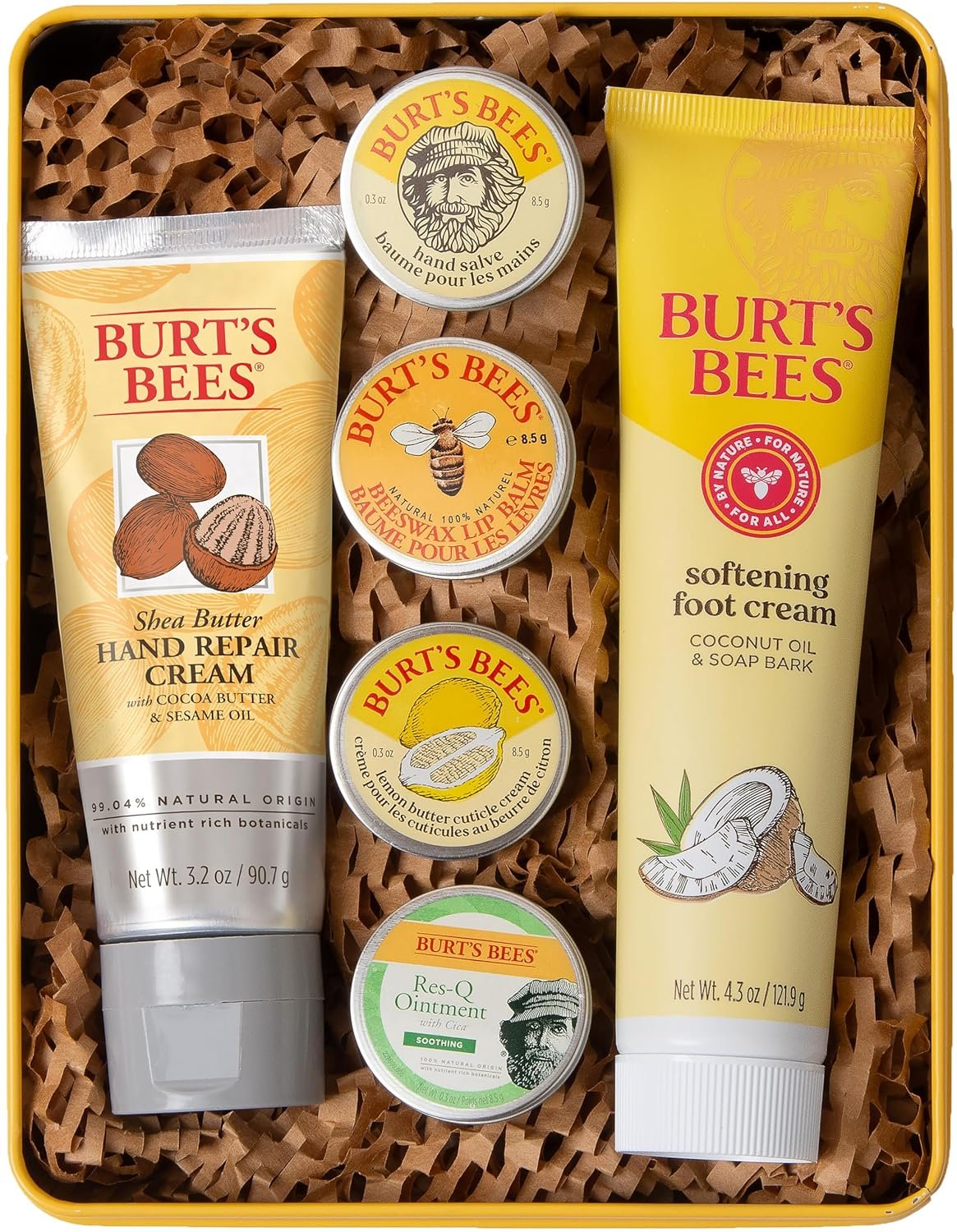 Burt’s Bees Classics Gift Set, 6 Products in Giftable Tin