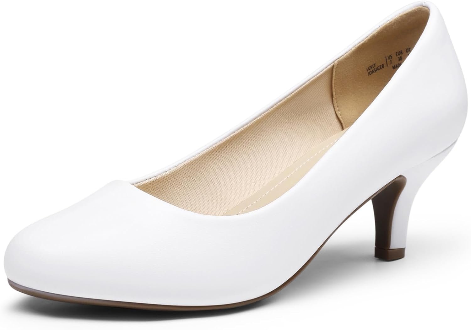 DREAM PAIRS Women’s Comfortable Kitten Heels Pumps