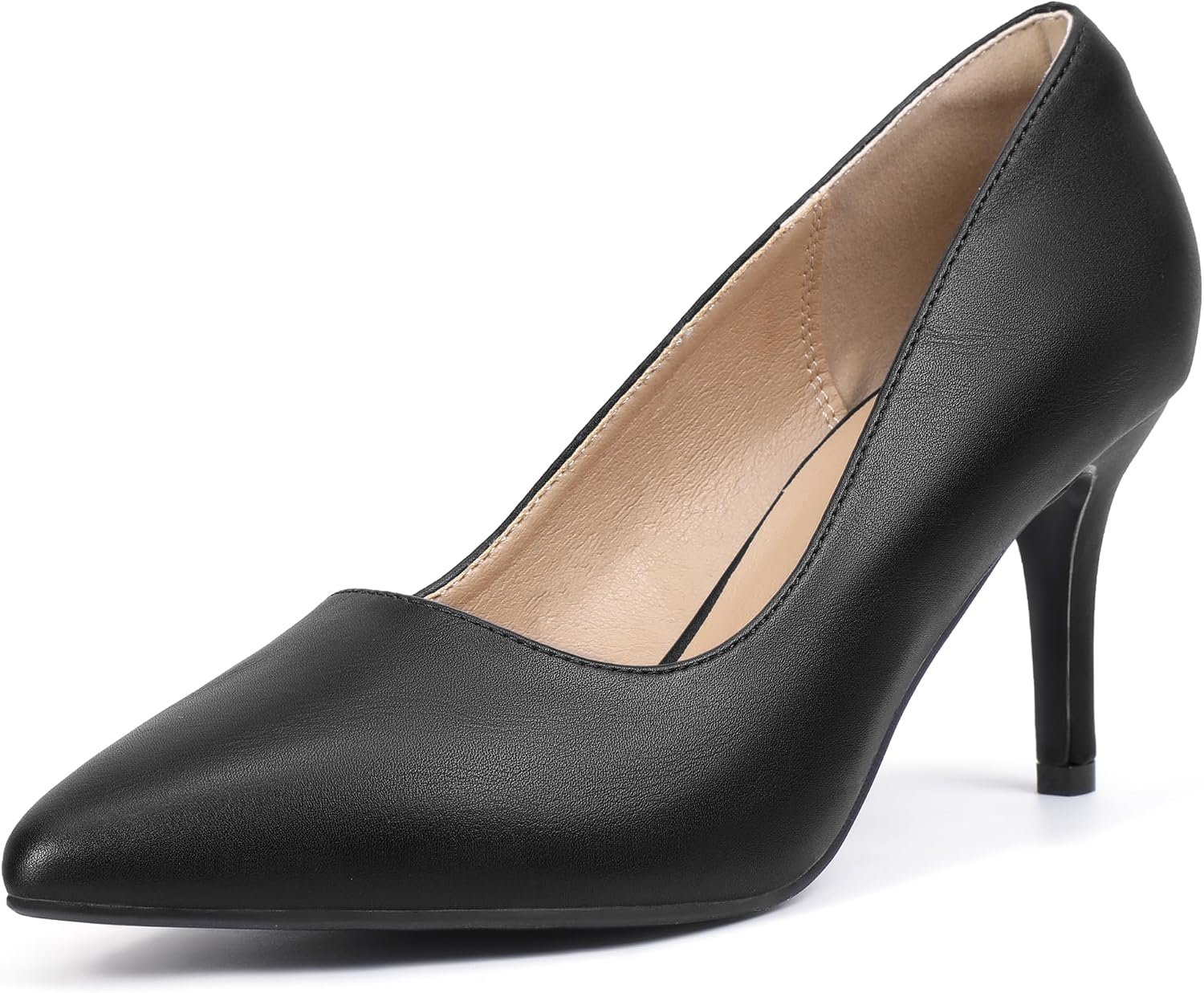 IDIFU High Closed Toe Heels Women’s Pumps Pointed Stiletto Dress Shoes