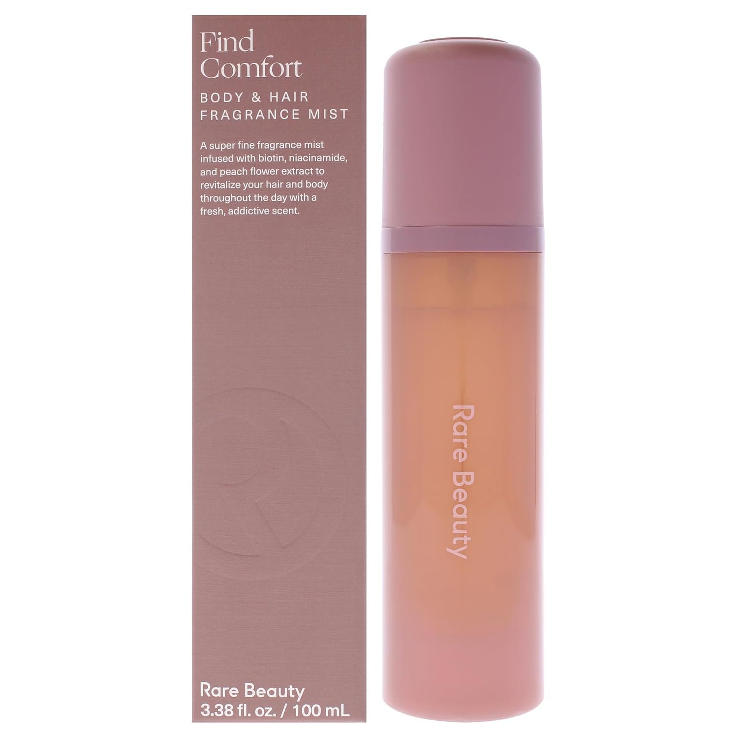 Find Comfort Body and Hair Fragrance Mist by Rare Beauty for Women – 3.38 oz Mist